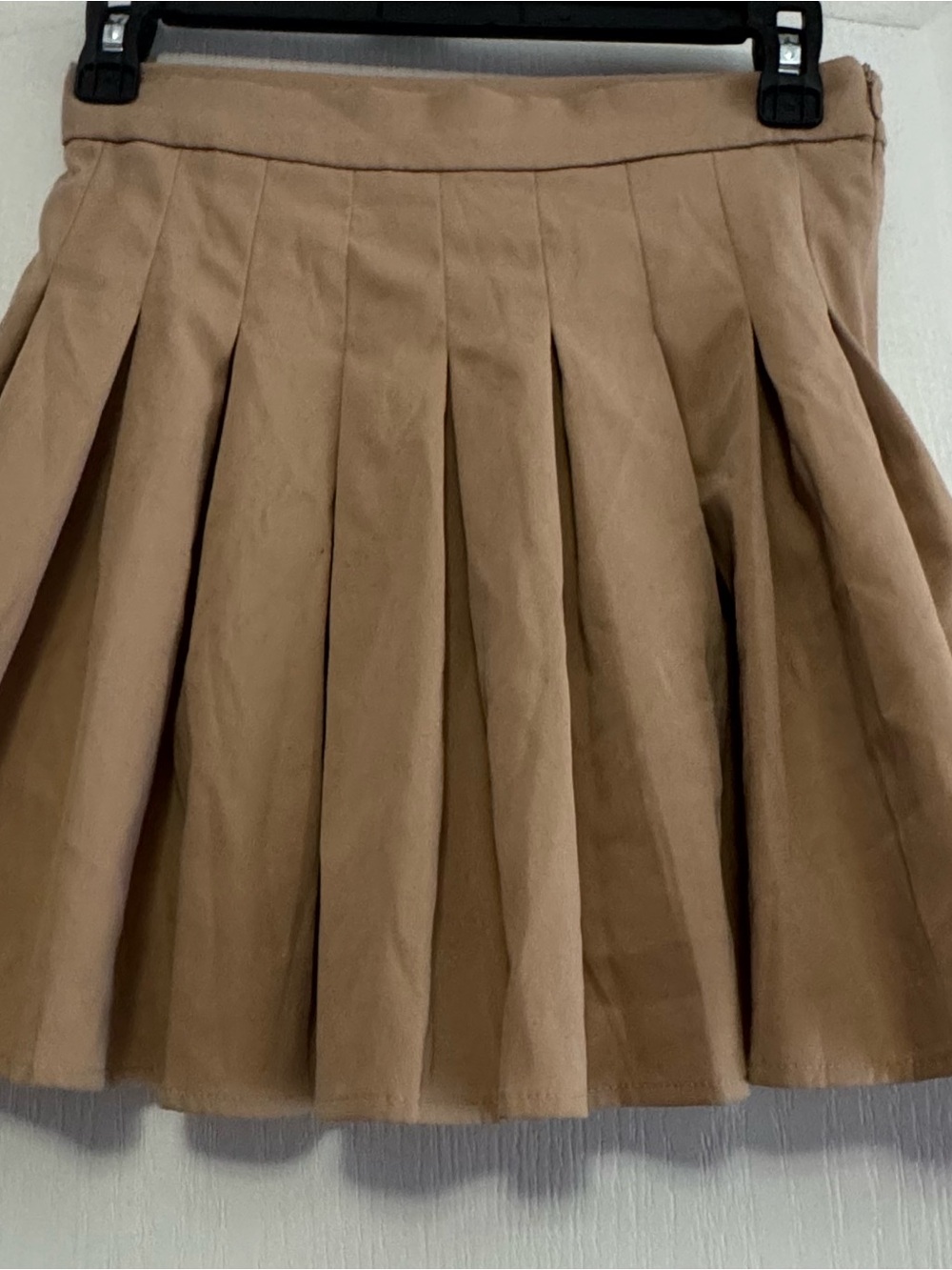 SHEIN Tan Pleated Circle Skirt - Picture 2 of 3